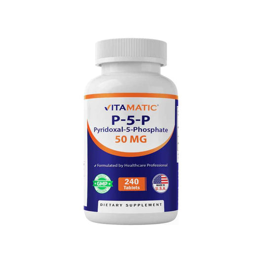 Vitamatic P5P 50 mg Active Form of Vitamin B6 – 240 Tablets