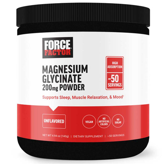 Force Factor Magnesium Glycinate Powder – 140g (50 Servings)