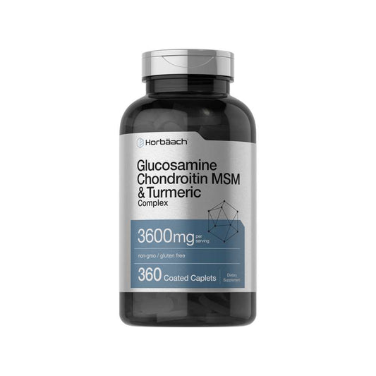 Horbäach Glucosamine Chondroitin Complex 3600mg per Serving | 360 Caplets