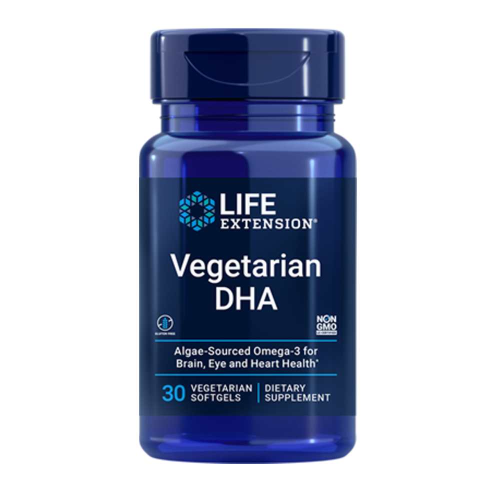 Life Extension Vegetarian Dha 30 Vegetarian Softgels