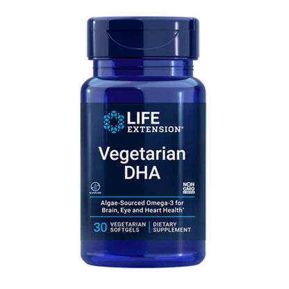 Life Extension Vegetarian Dha 30 Vegetarian Softgels