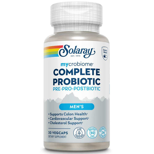 Solaray Mycrobiome Complete Probiotic Men's 30 Caps