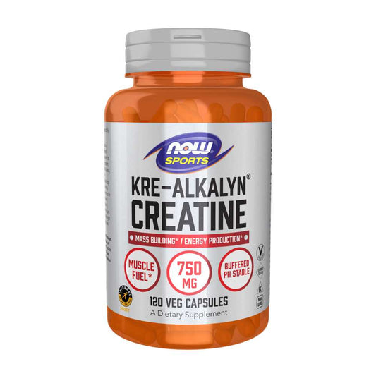 Now Sports Kre-Alkalyn® Creatine – Buffered P H-Stable Formula – 120 Veg Capsules
