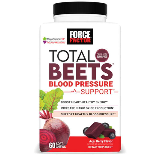 Force Factor Total Beets Blood Pressure Support – 60 Soft Chews