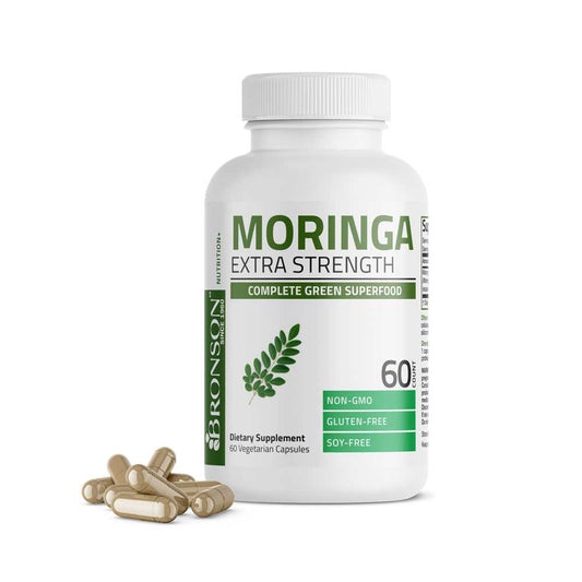 Bronson Vitamins Moringa Oleifera Leaf Extract - 5,000 Mg 60 Caps