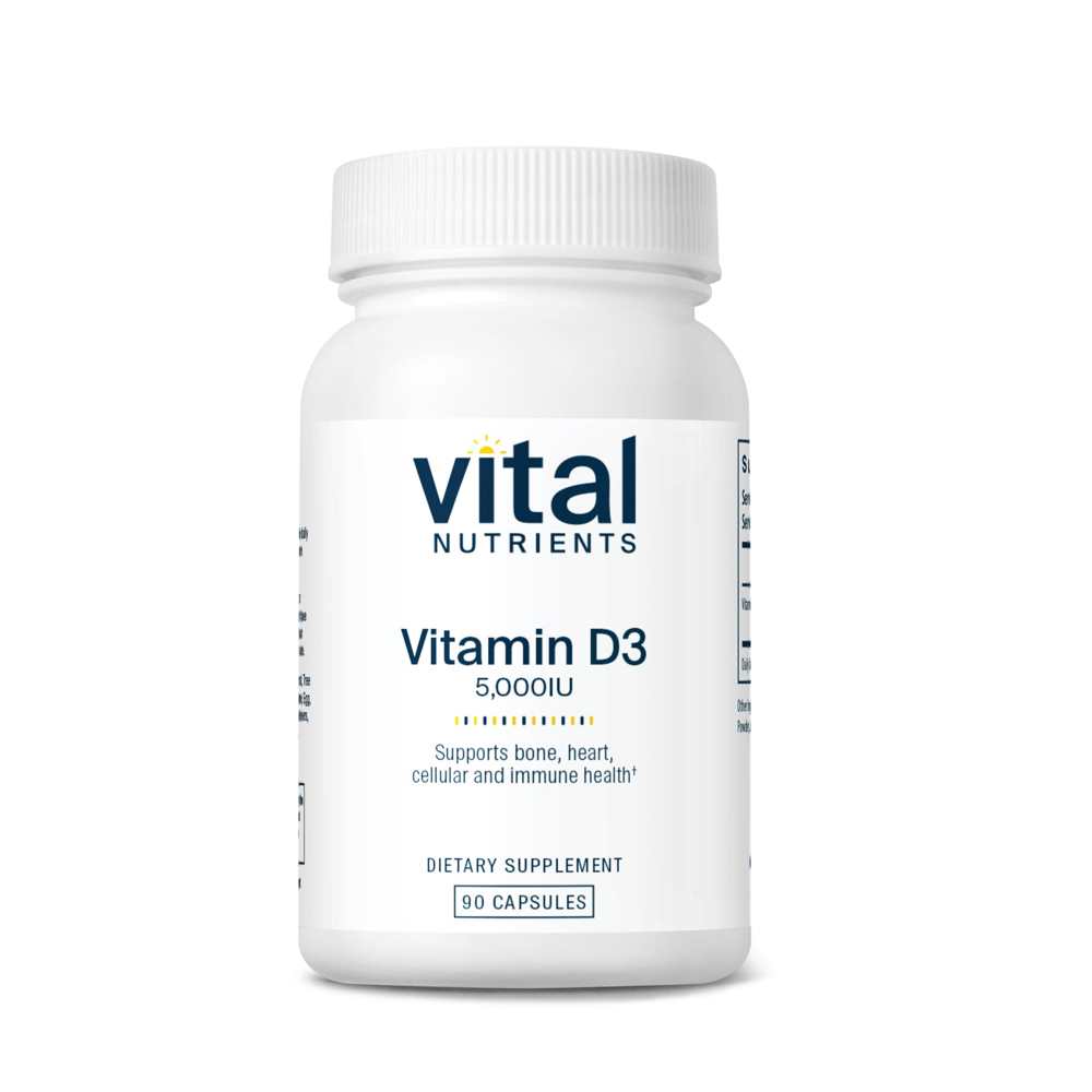 Vital Nutrients Vitamin D3 5000 Iu 90 Caps
