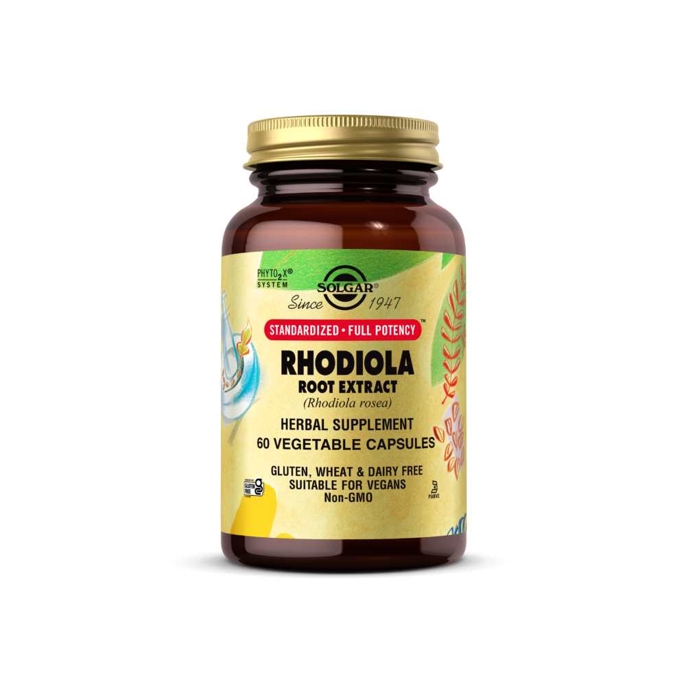 Solgar Vsfp Rhodiola Root Extract 60 Vegetable Capsules