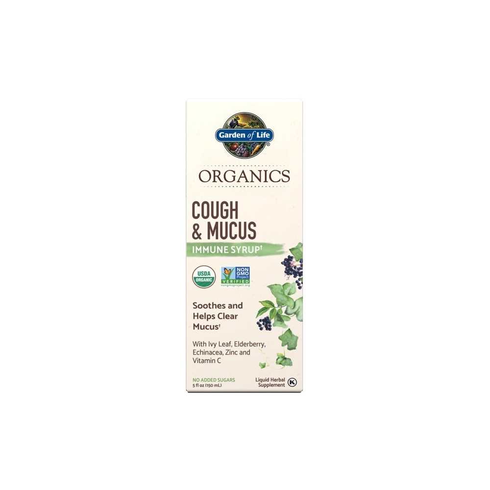 Garden of Life Organics Cough & Mucus Immune Syrup† Liquid 150ml