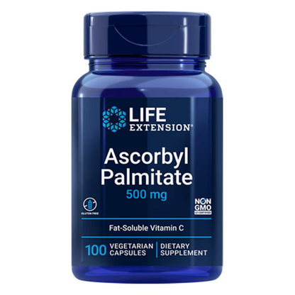 Life Extension Ascorbyl Palmitate 500 Mg – 100 Vegetarian Capsules