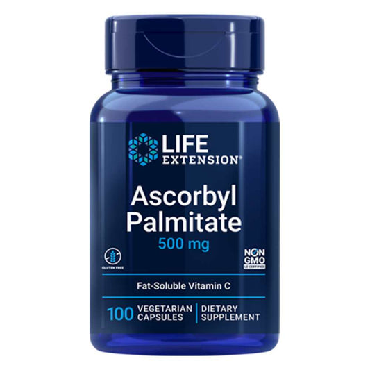Life Extension Ascorbyl Palmitate 500 Mg – 100 Vegetarian Capsules