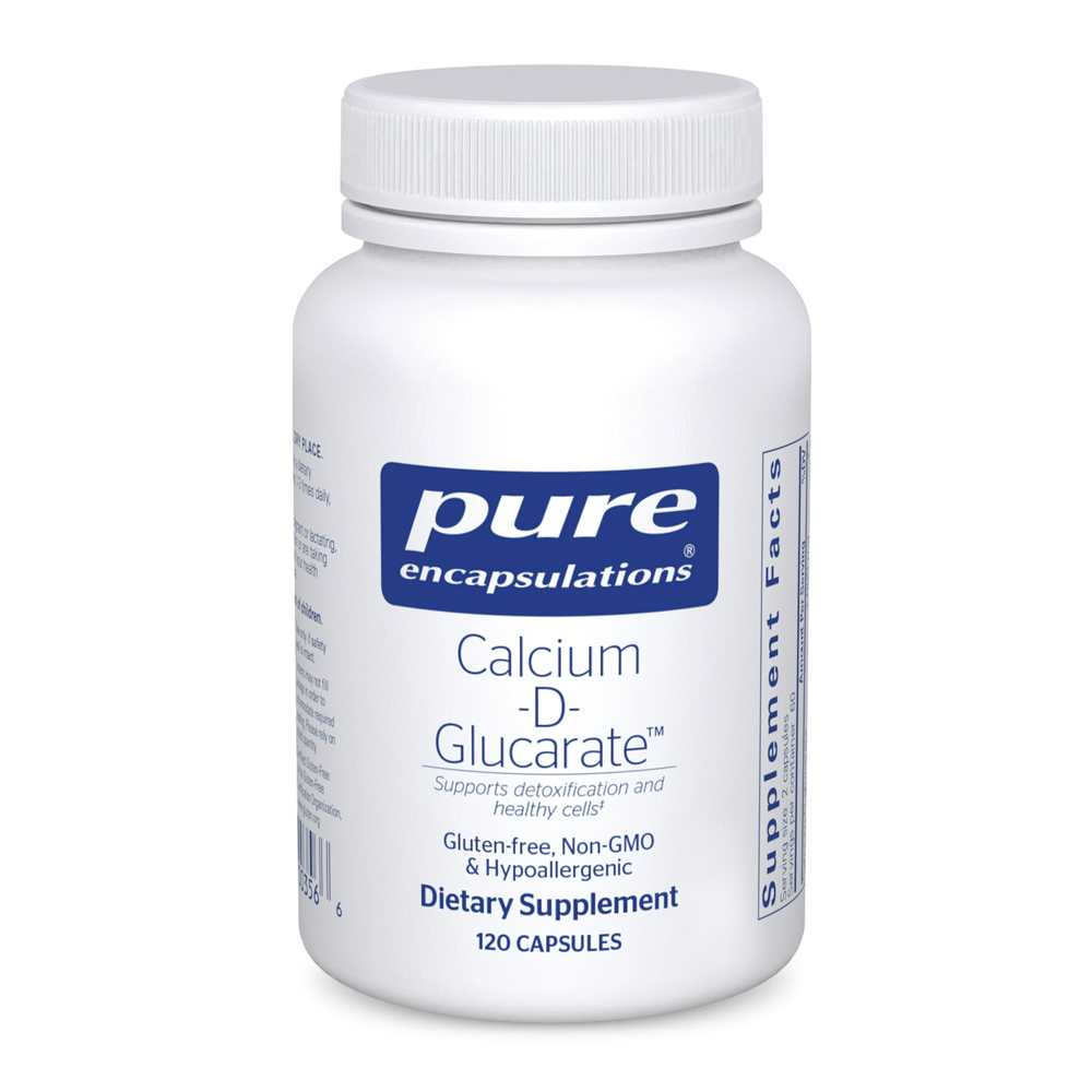 Pure Encapsulations Calcium-D-Glucarate 120 Caps