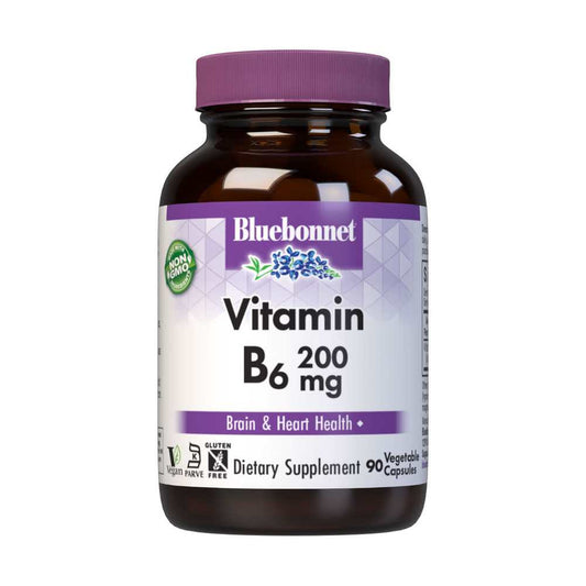 Bluebonnet Nutrition Vitamin B6 200 Mg 90 Caps