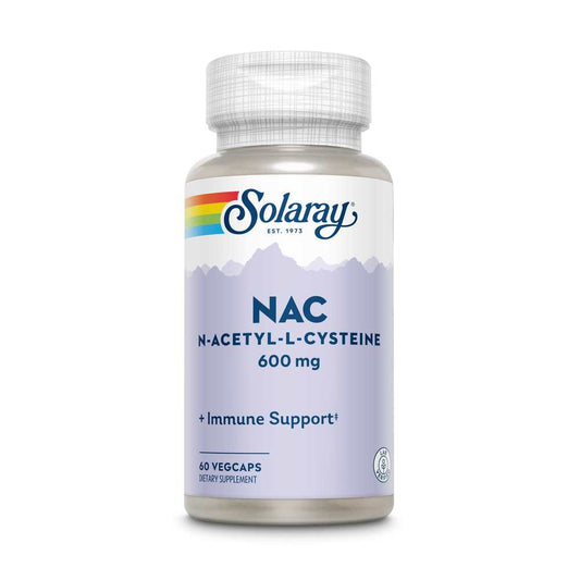 Solaray Nac N-Acetyl-L-Cysteine Supplement, 600 Mg | 60 Caps