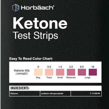 Horbäach Ketone Test Strips | 300 Count