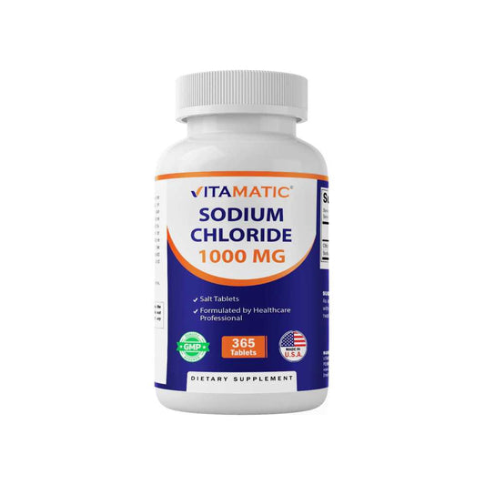 Vitamatic Sodium Chloride 1000mg 365 Tablets