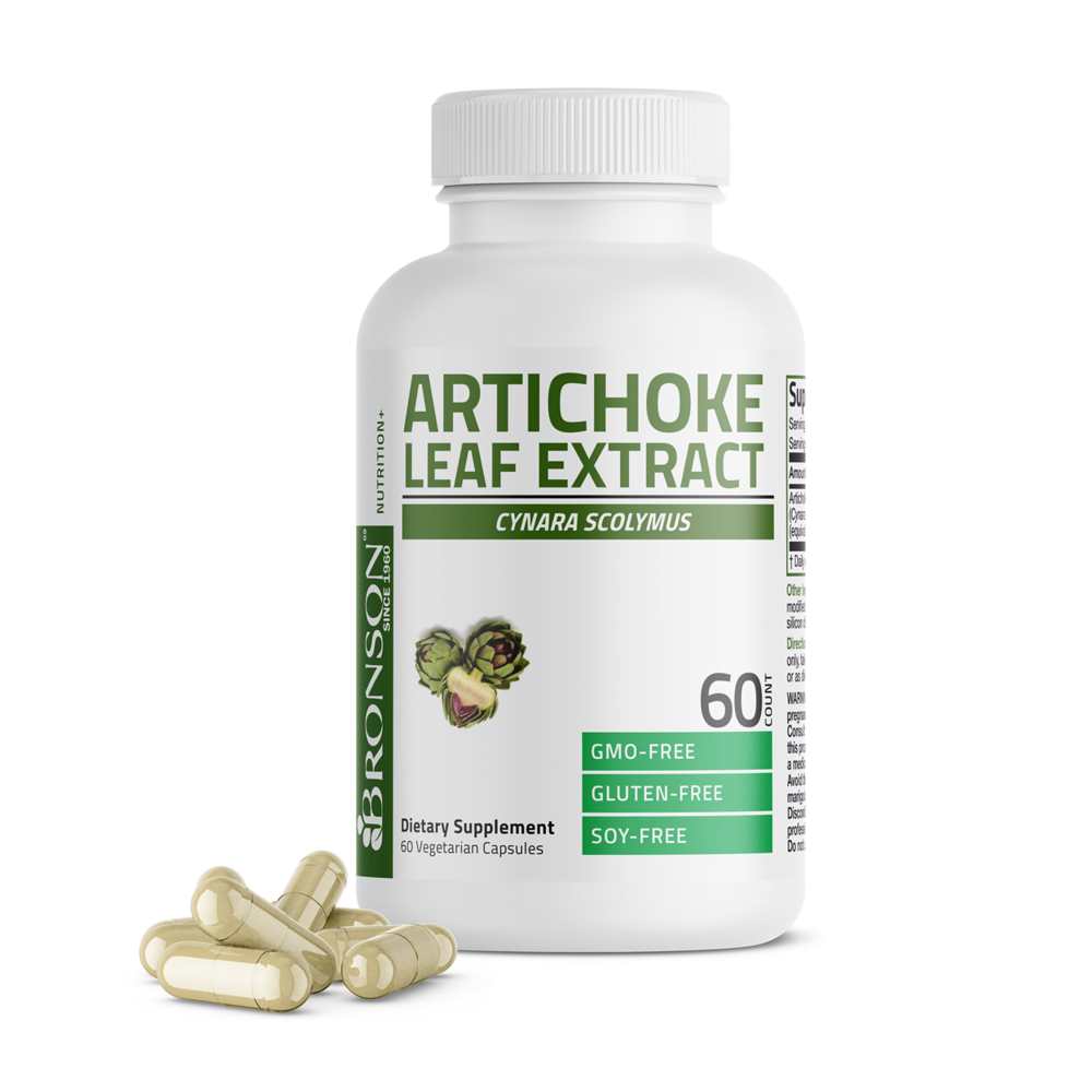 Bronson Vitamins Artichoke Leaf Extra Strength 60 Caps