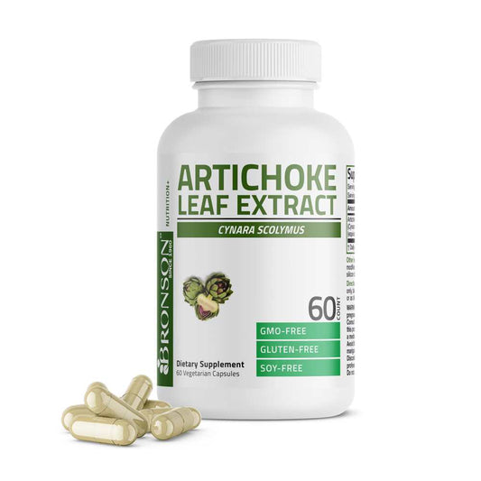 Bronson Vitamins Artichoke Leaf Extra Strength 60 Caps