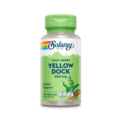 Solaray Yellow Dock Root 500mg 100 Caps
