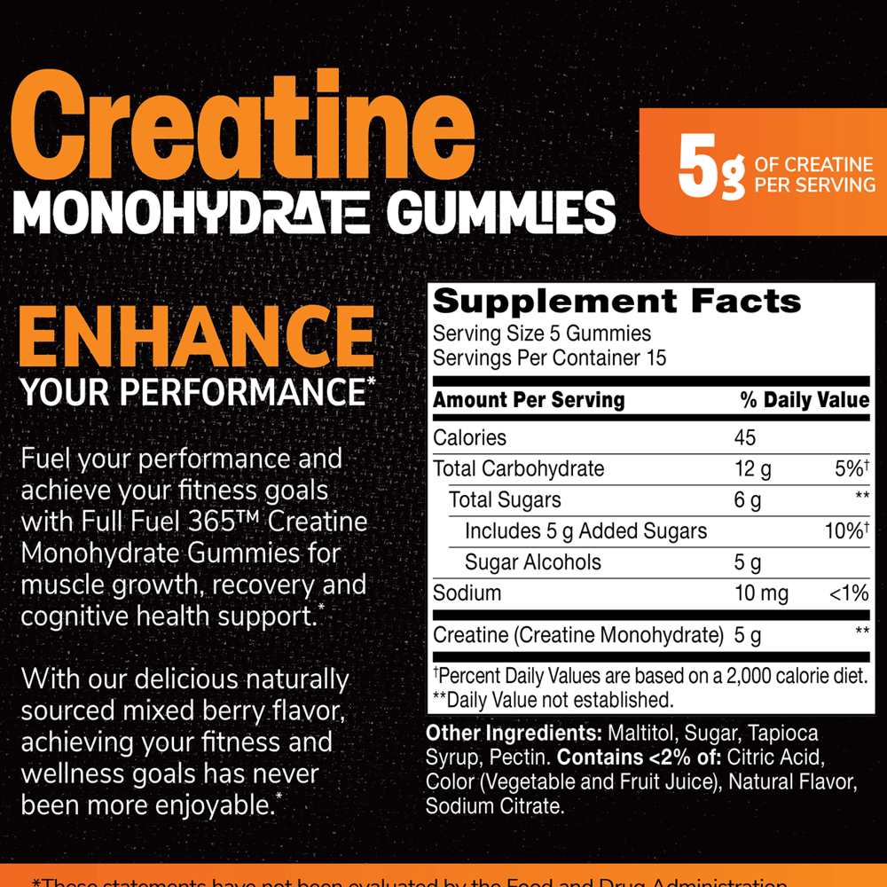 21st Century Full Fuel™ 365 Creatine Monohydrate 5 G 75 Gummies