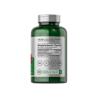 Horbäach Raspberry Ketones 500mg | 180 Capsules