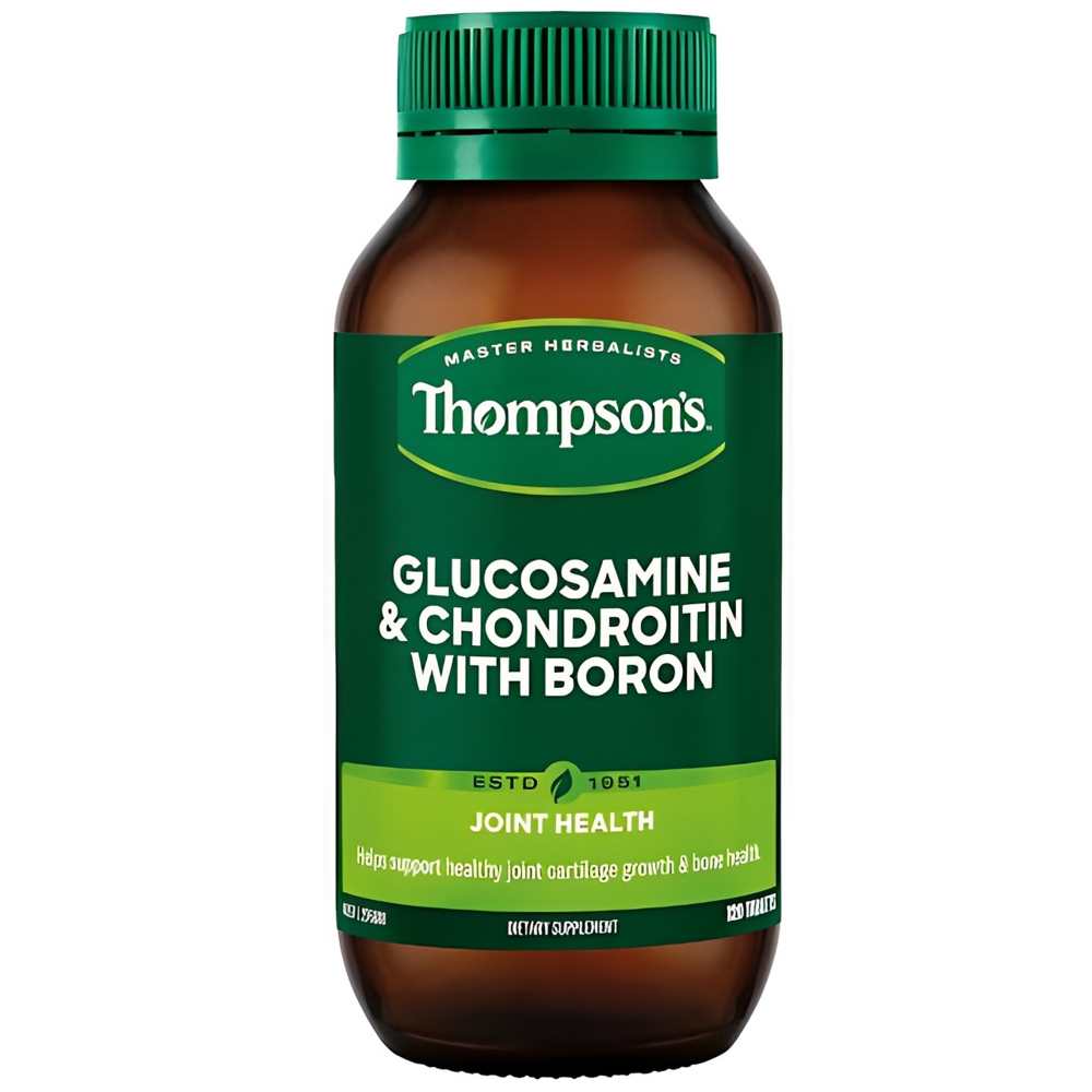 Thompson's Glucosamine & Chondroitin with Boron – Joint Support Formula, 120 Tablets