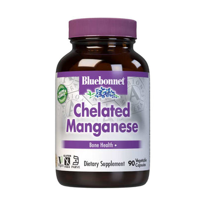Bluebonnet Nutrition Albion Chelated Manganese 90 Caps