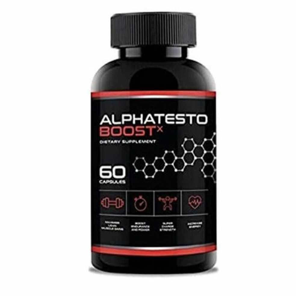 AlphaTesto BoostX Dietary Supplement – Advanced Testosterone Support Formula