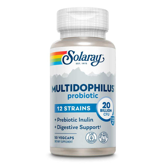 Solaray Multidophilus 12 Strain Probiotic, 20 Billion Cfu 50 Caps