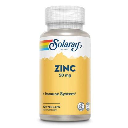 Solaray Zinc 50mg 100 Caps
