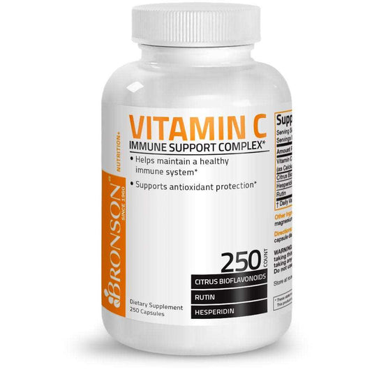 Bronson Vitamins Vitamin C Complex with Citrus Bioflavonoids - 50 Mg - 250 Capsules
