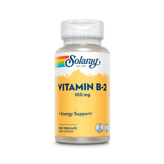 Solaray Vitamin B-2 (riboflavin) 100mg 100 Caps