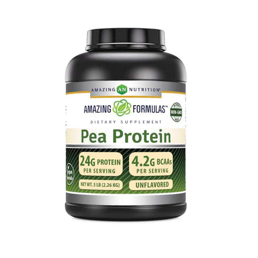 Amazing an Nutrition Amazing Formulas Pea Protein 24g Protein Powder Unflavored 2.26 kg