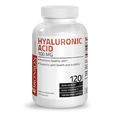 Bronson Vitamins Hyaluronic Acid High Potency - 100 Mg - 120 Capsules