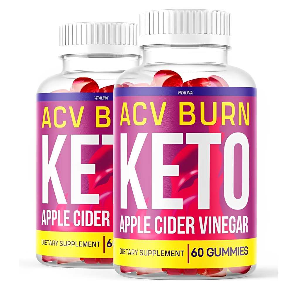 Vitalina Acv Burn Gummies Keto Apple Cider Vinegar Dietary Supplement 60 Gummies