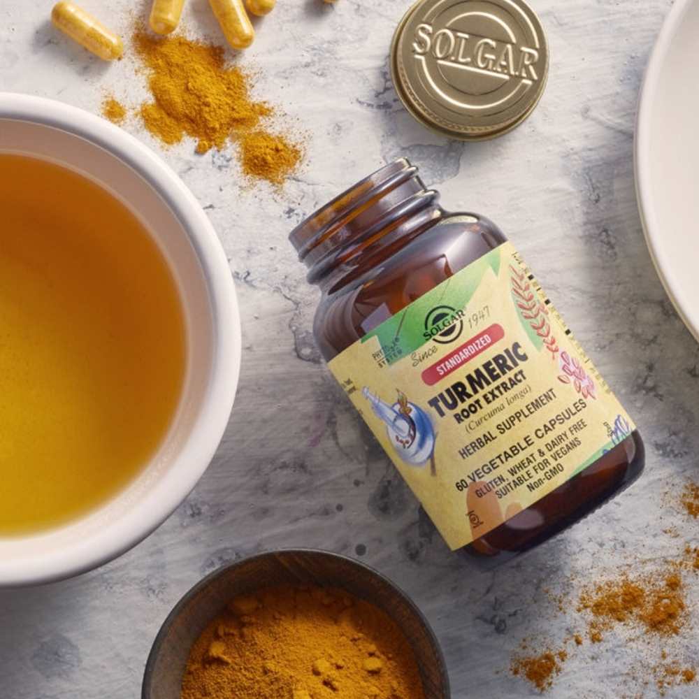 Solgar Standardized Turmeric Root Extract 60 Vegetable Capsules