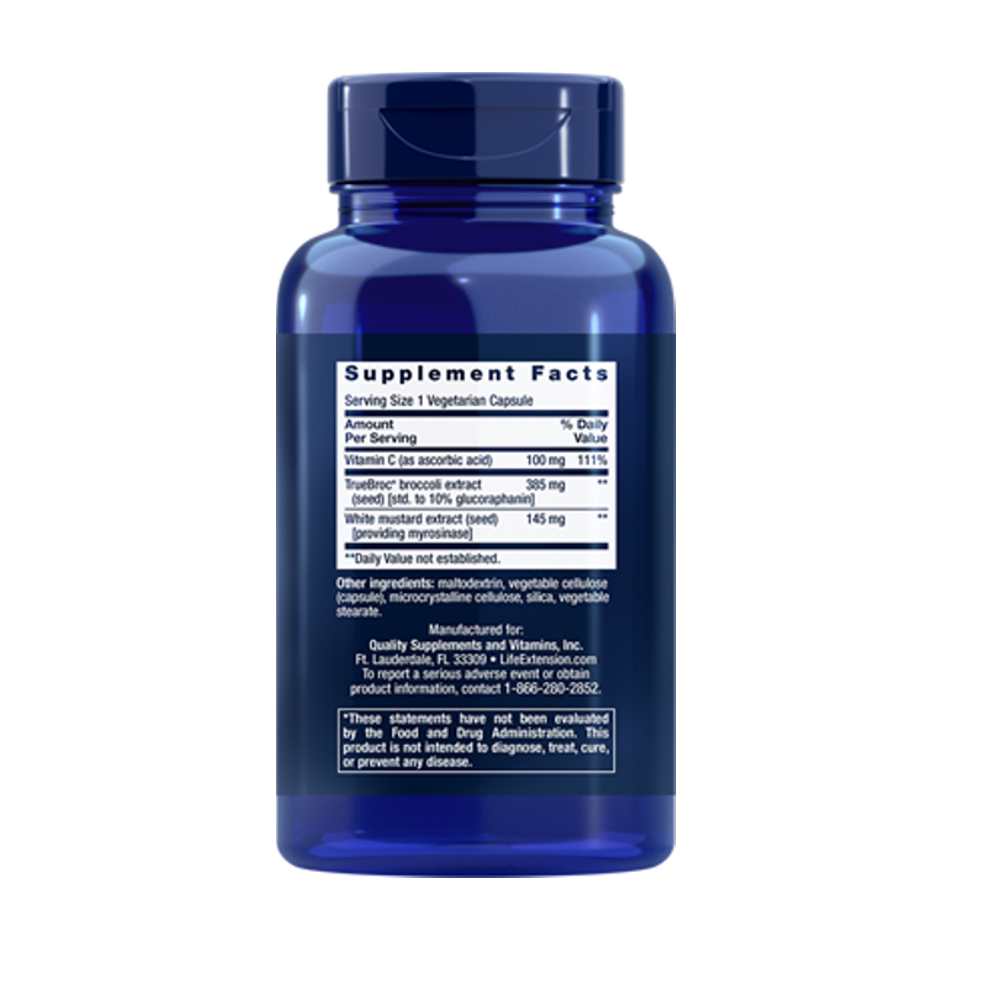Life Extension Optimized Broccoli with Myrosinase 30 Vegetarian Capsules