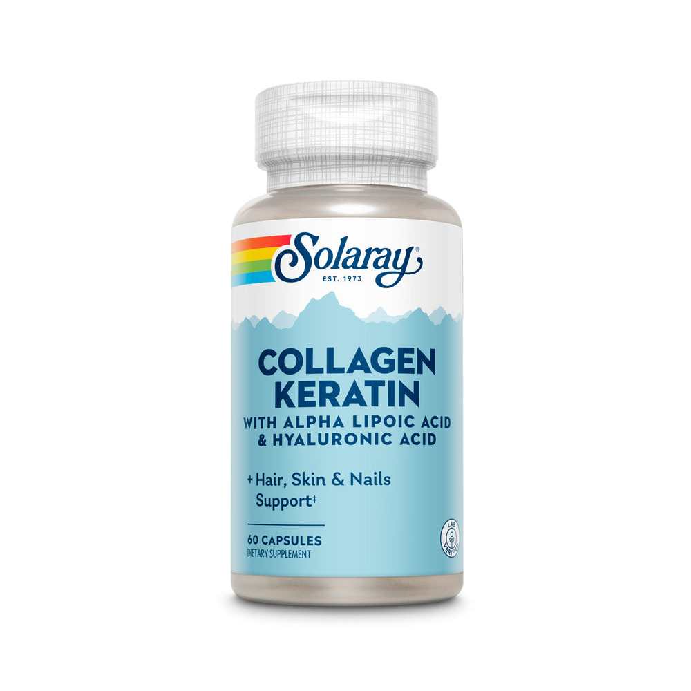 Solaray Collagen Keratin 60 Caps
