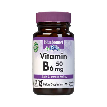Bluebonnet Nutrition Vitamin B6 50 Mg 90 Caps