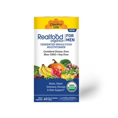Country Life Vitamins Realfood Organics® Multivitamin for Men 60 Tabs