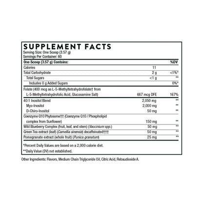 Thorne Ovarian Care – Mixed Berry Inositol Blend 214g