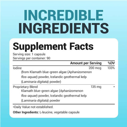 Dr. Berg Sea Kelp Iodine Supplement – 90 Capsules