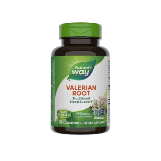 Nature's Way Valerian Root | Sleep Support | 100 Vegan Capsules.