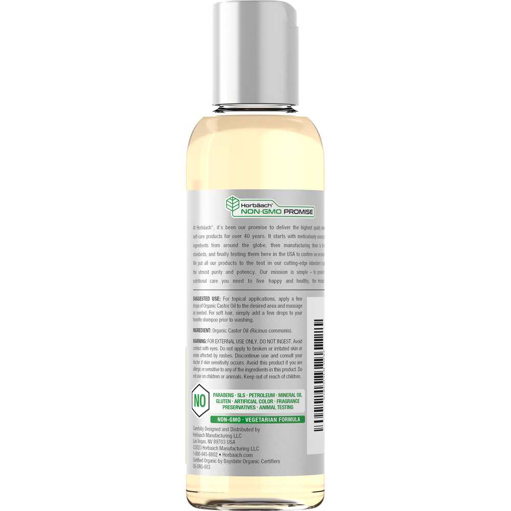 Horbäach Castor Oil | 4oz Liquid