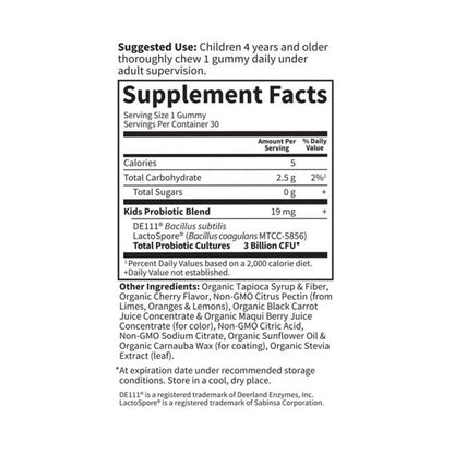 Garden of Life Kids Organic Probiotic 30 Gummies