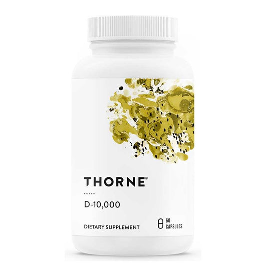 Thorne D-10,000 – 60 Capsules – Dietary Supplement