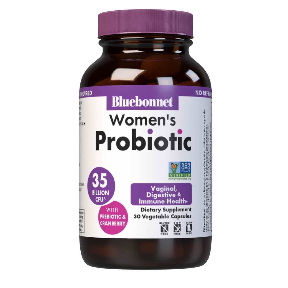 Bluebonnet Nutrition Women's Probiotic 35 Billion Cfu^ with Prebiotic & Cranberry 30 Caps