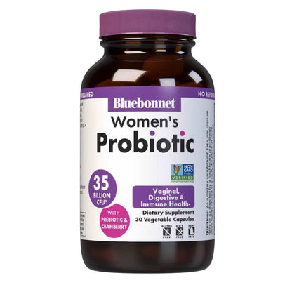 Bluebonnet Nutrition Women's Probiotic 35 Billion Cfu^ with Prebiotic & Cranberry 30 Caps