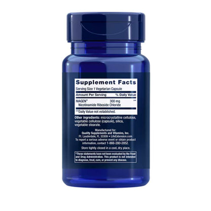 Life Extension Nad+ Cell Regenerator™* Nicotinamide Riboside 300 Mg, 30 Vegetarian Capsules
