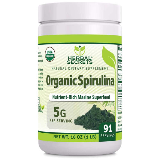 Herbal Secrets Spirulina Powder 16 0z