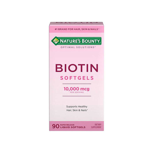 Nature's Bounty Biotin 10,000 Mcg 90 Softgels